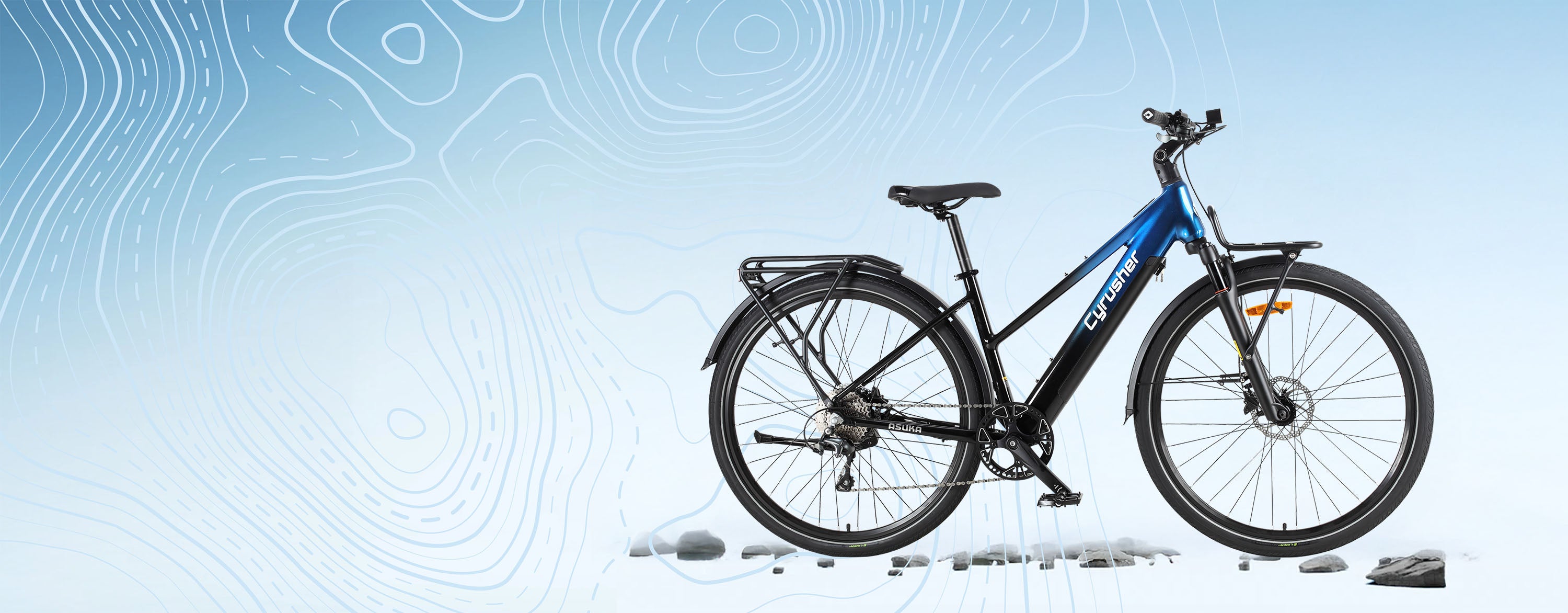 Cyrusher AsukaトレッキングeBike – 軽量電動ツーリングバイク