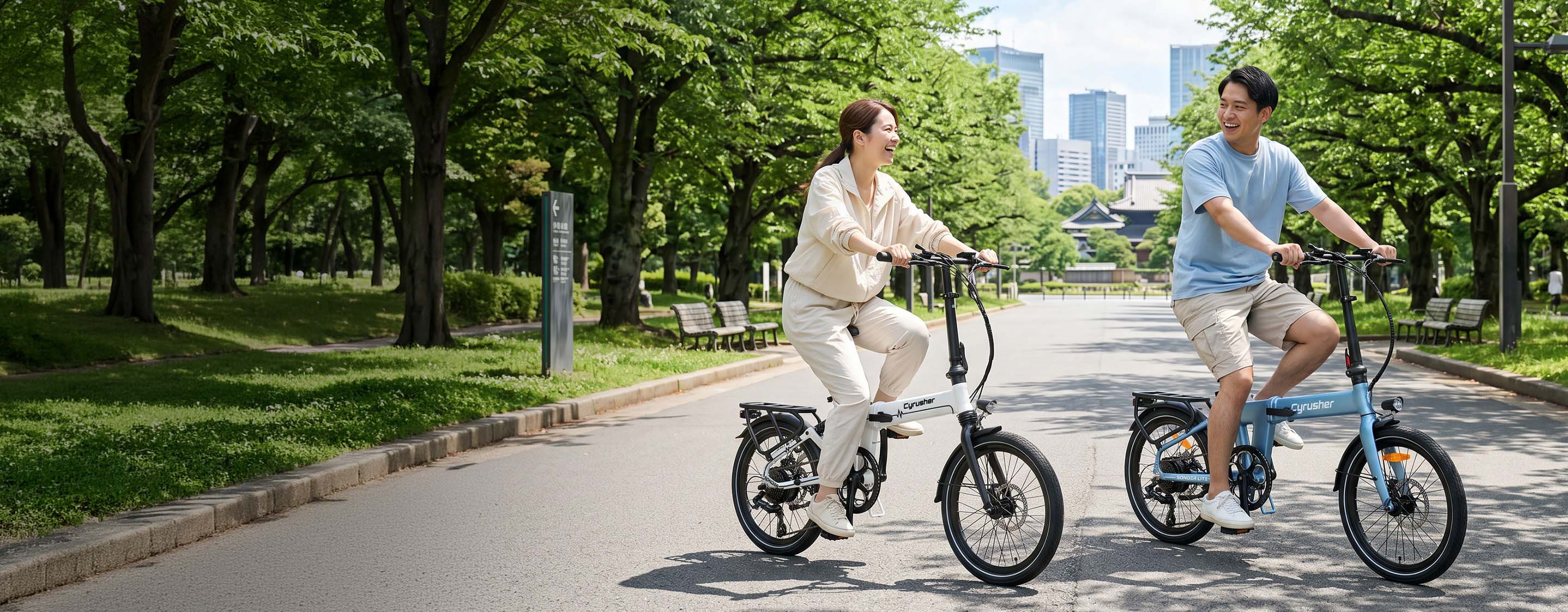 Cyrusher 電動アシスト自転車は、スポーツを易しく、楽しくできるよう