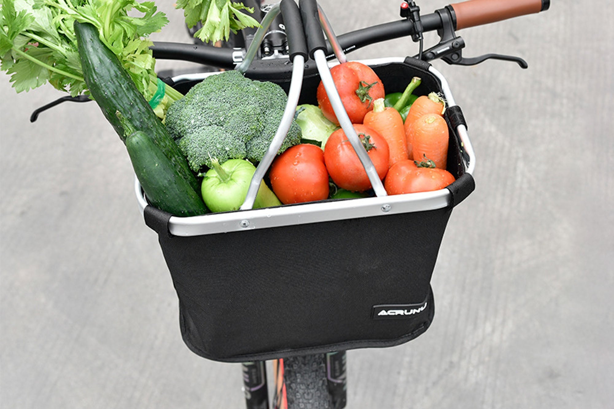 クイックリリース折りたたみ式フロントバスケットポケット