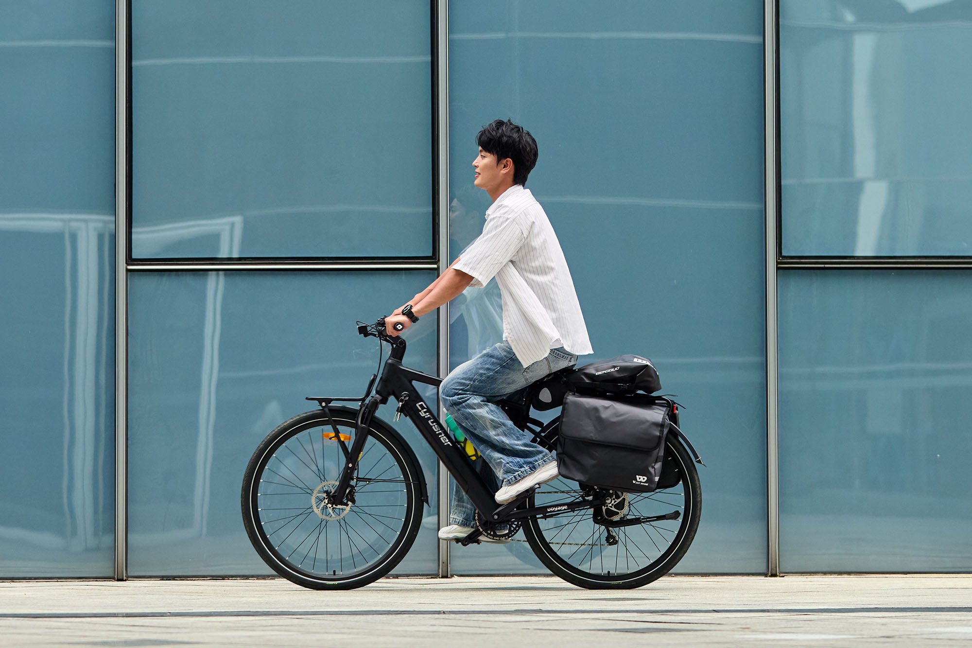 Cyrusher voyage 電動アシスト自転車 Cyrusher-Trekking-E-Bike-
